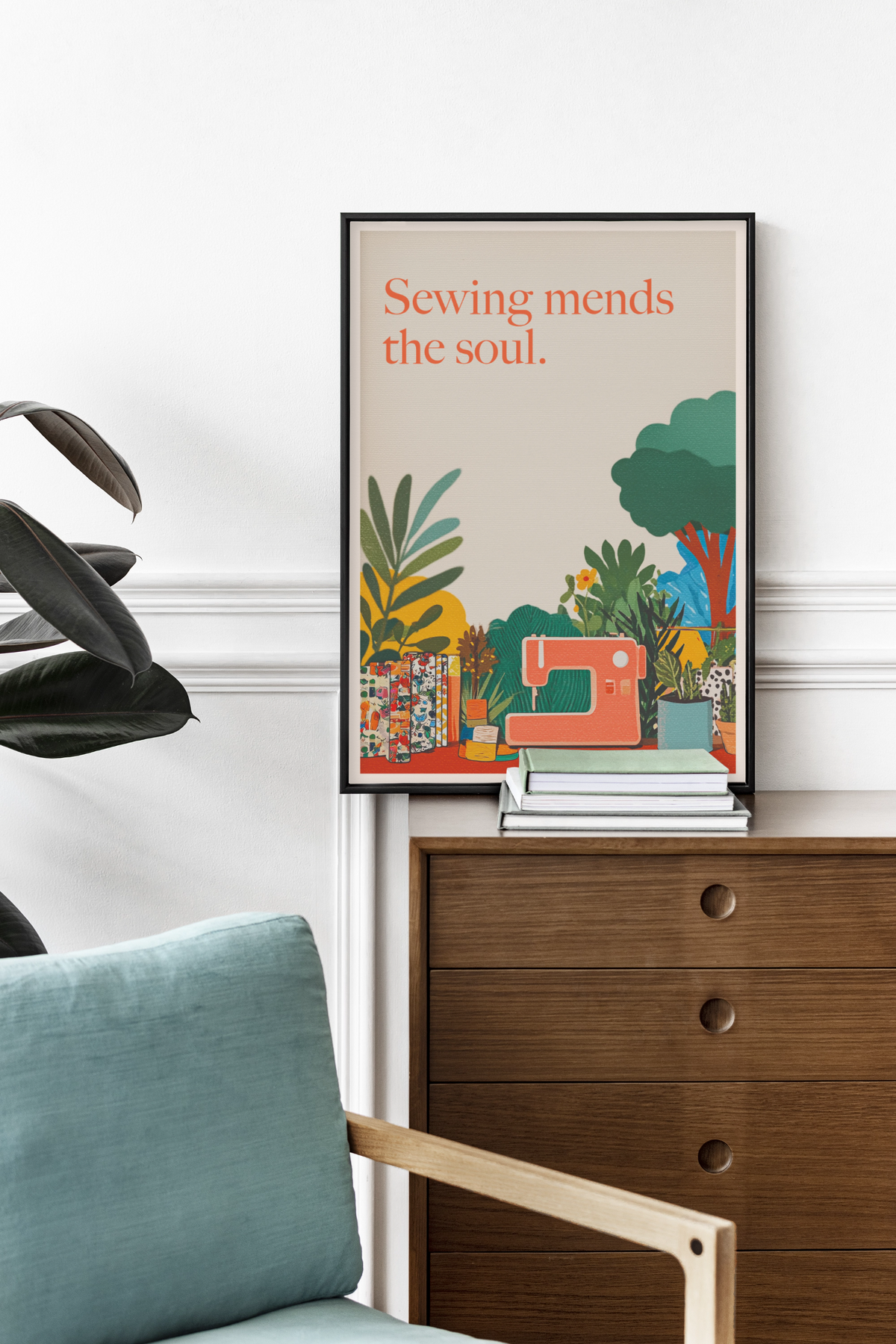 Sewing Mends the Soul Print