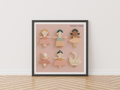 Ballet Folk Nursery Print
