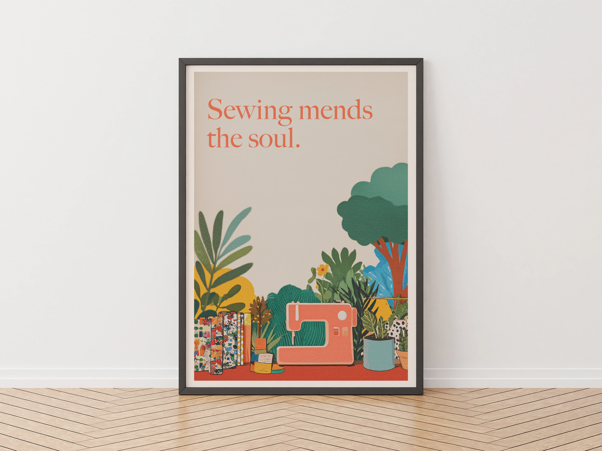 Sewing Mends the Soul Print