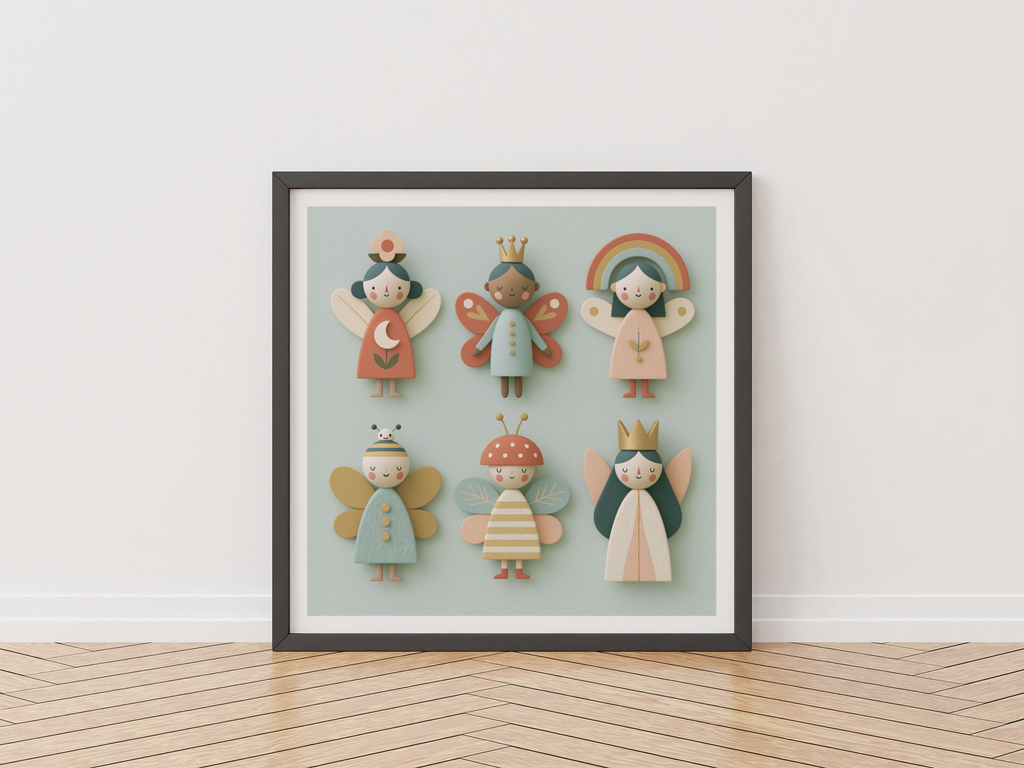 Fairy Folk Nursery Print