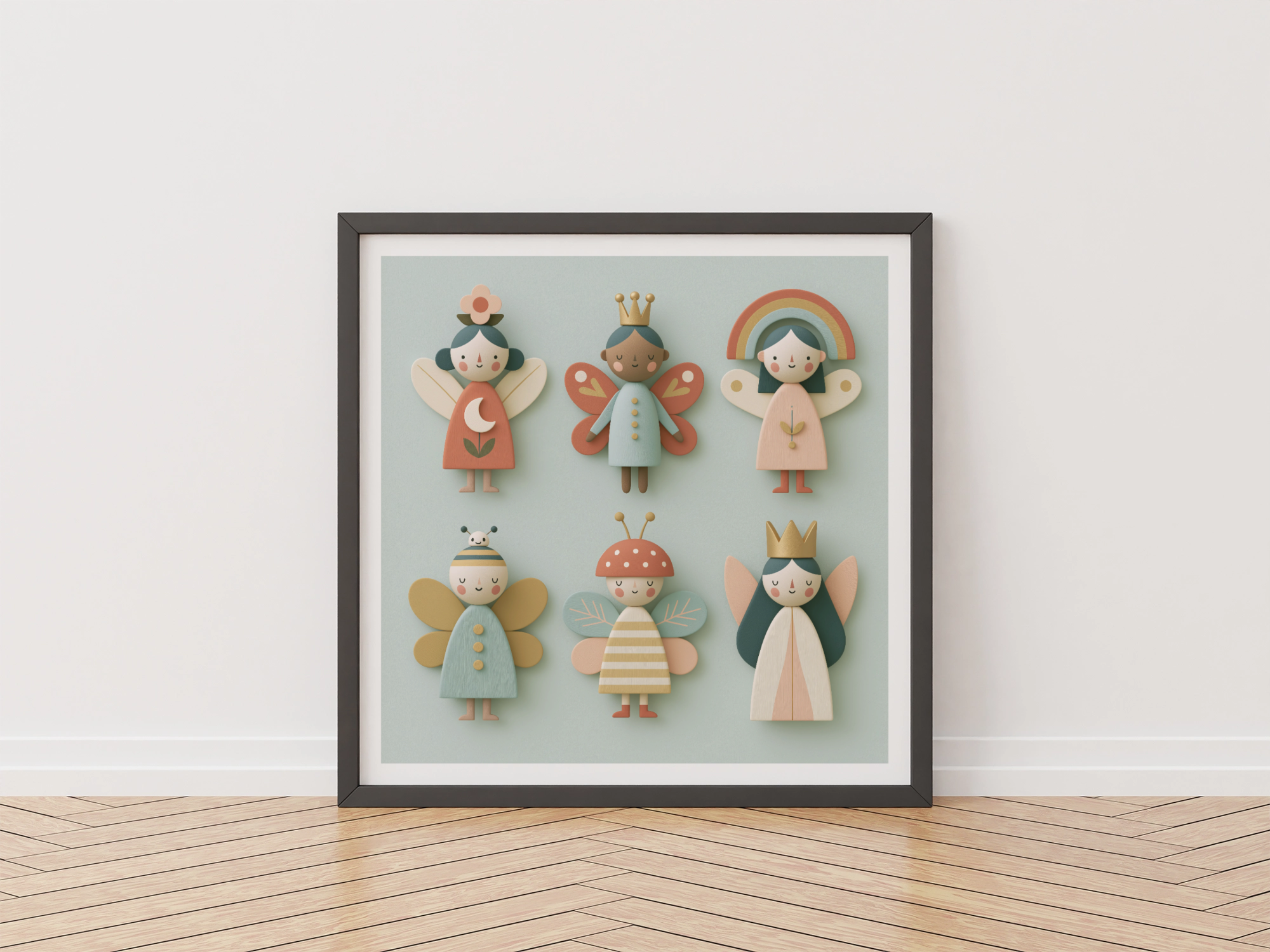 Fairy Folk Nursery Print