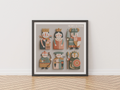 Medieval Folk Nursery Print
