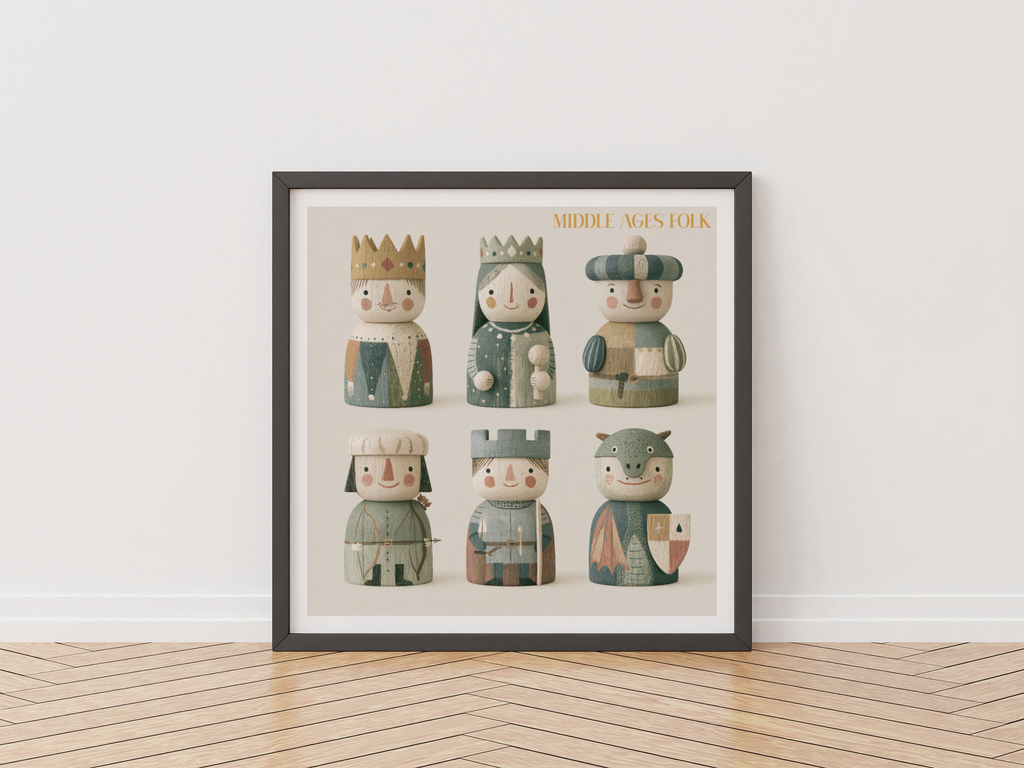 Middle Ages Medieval Print