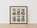 Middle Ages Medieval Print