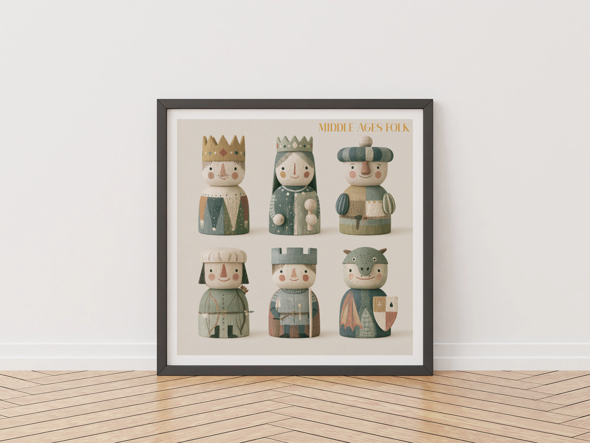 Middle Ages Medieval Print