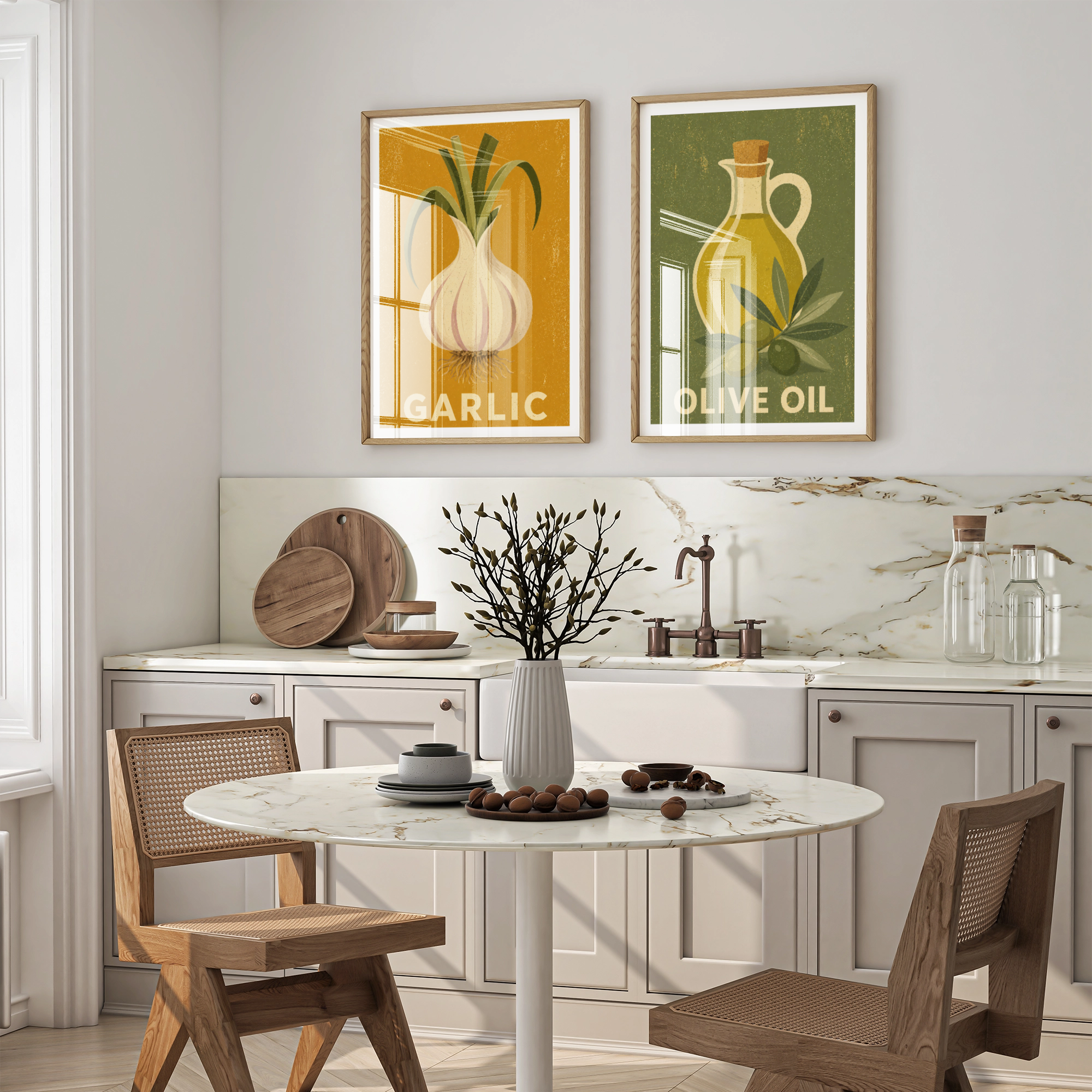 Italian Kitchen Print Set of 3