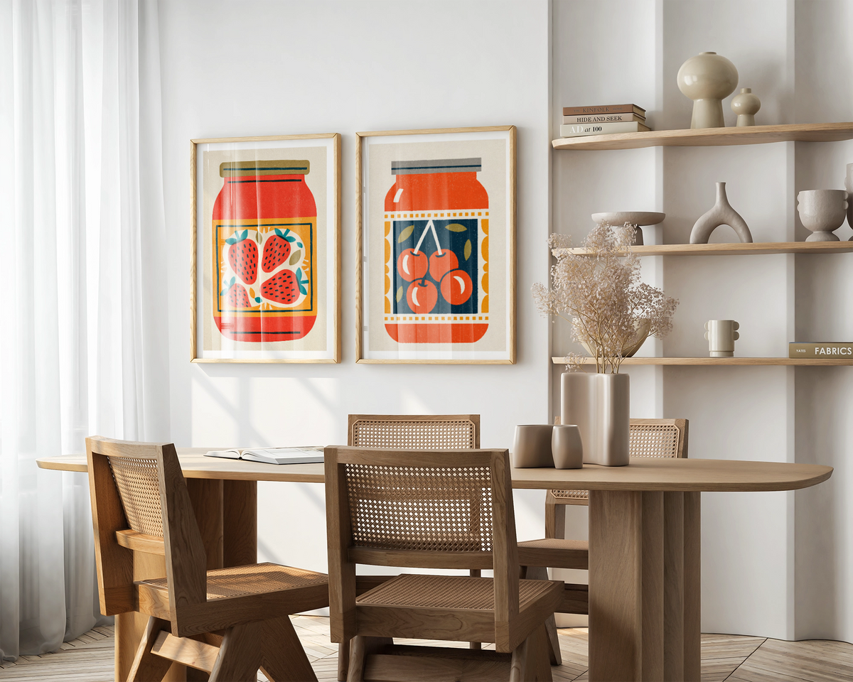 Jam Jar Prints Set of 4