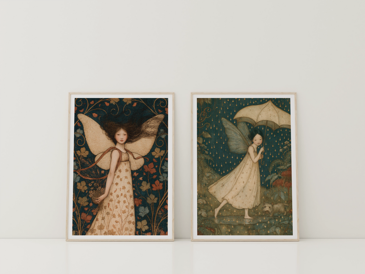Weather Fairies Art Prints  (Set of 2)