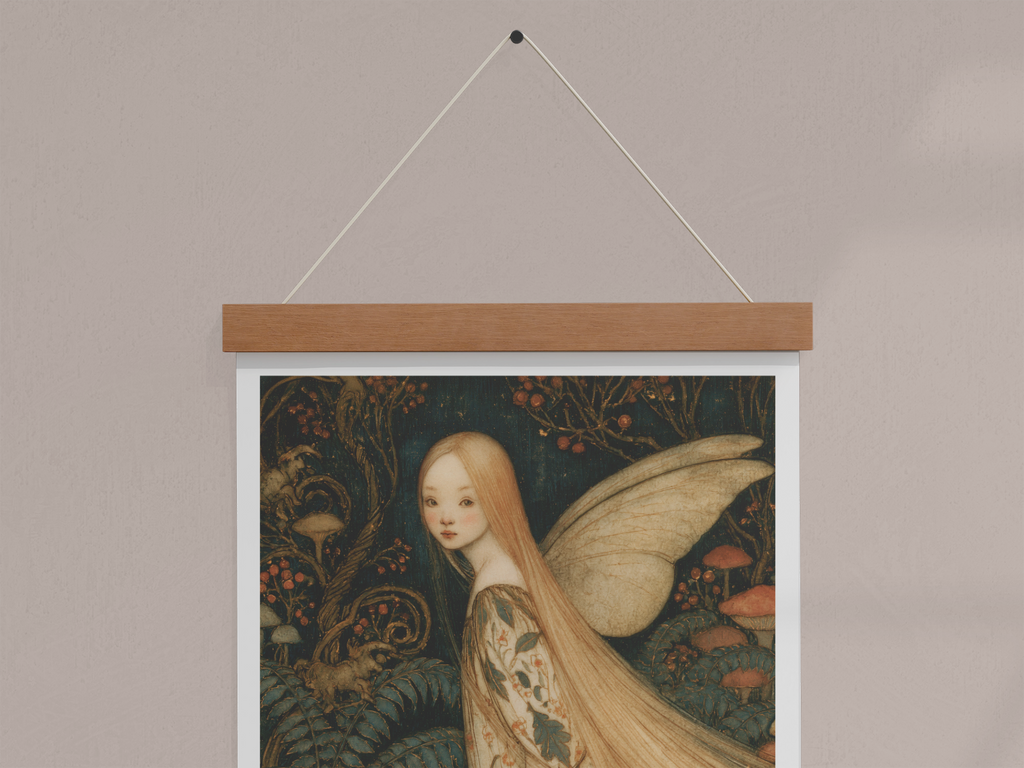 Hedgehog Fairy Woodland Print