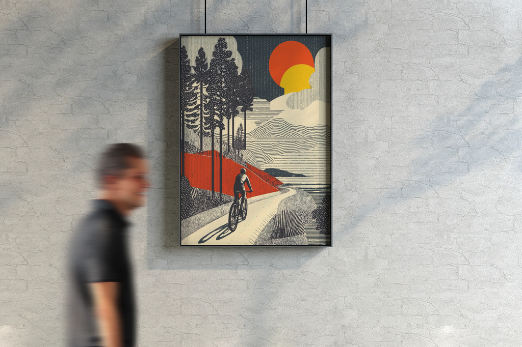 Mountain Bike Art Print