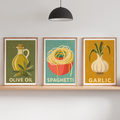 Italian Kitchen Print Set of 3
