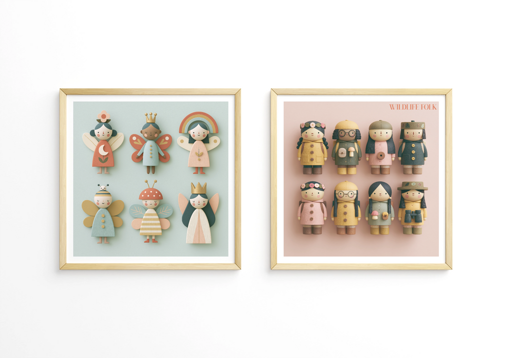 Fairy Folk Nursery Print