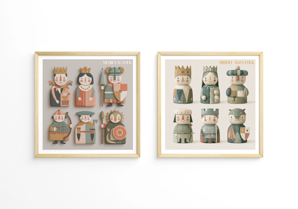 Middle Ages Medieval Print
