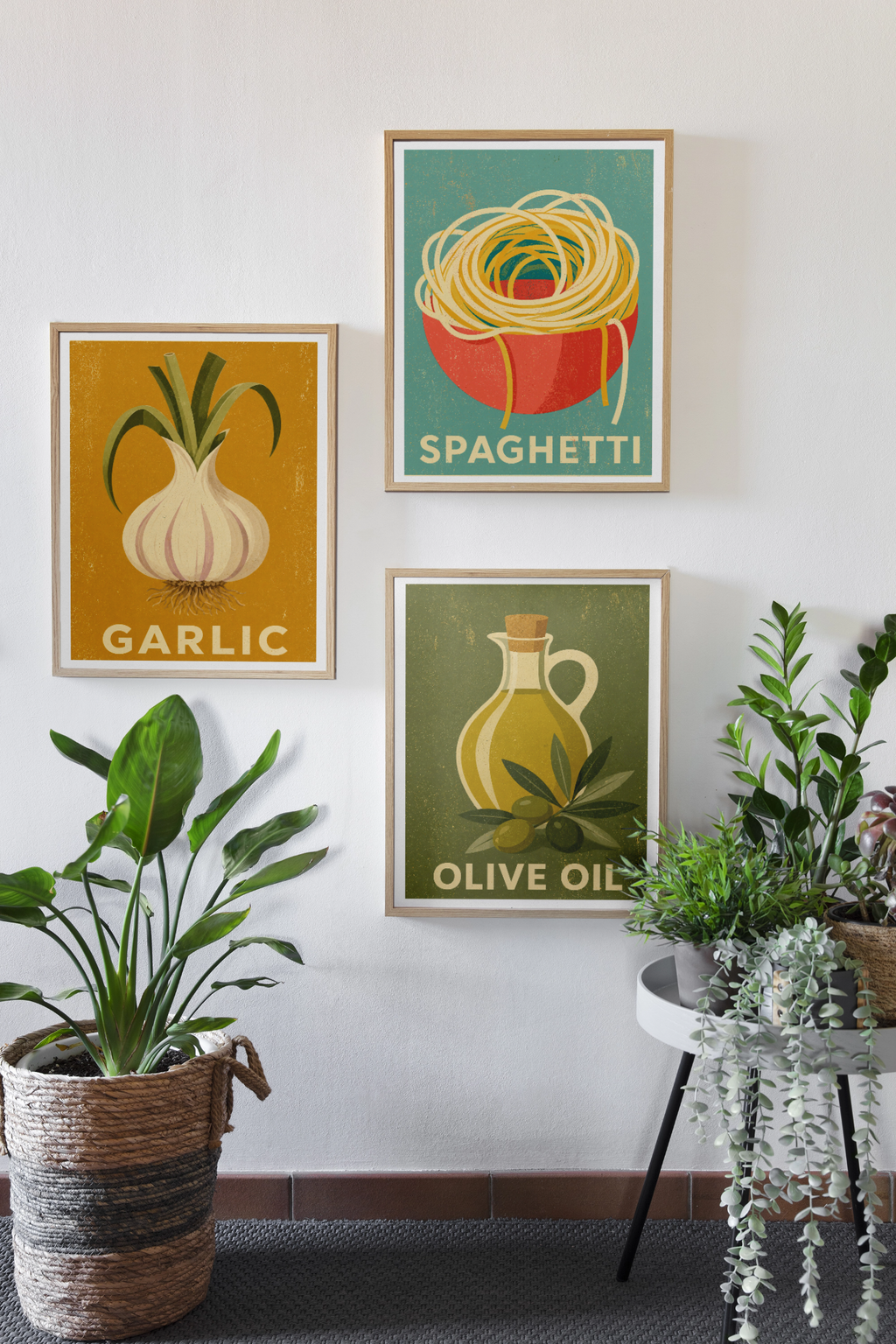 Italian Kitchen Print Set of 3