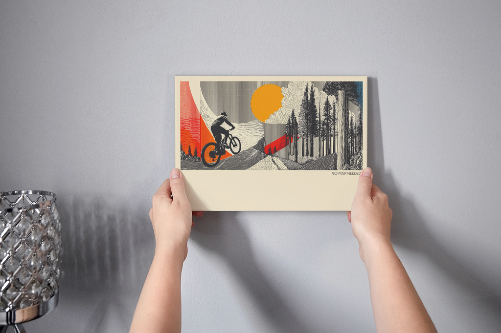 Mountain Bike Trail Print