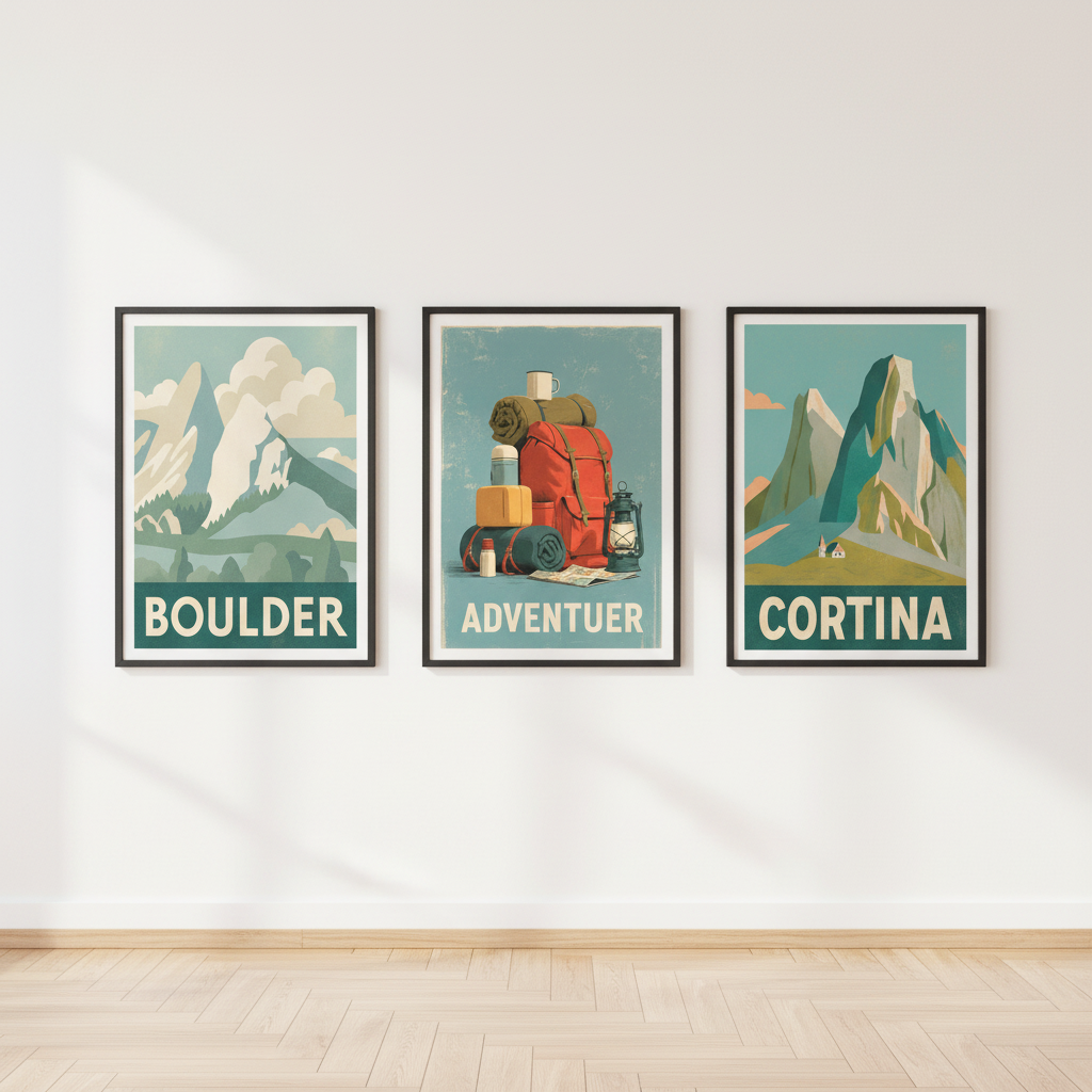 Adventure Folk Print Set of 3