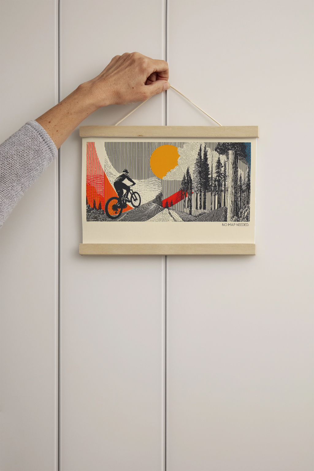Mountain Bike Trail Print