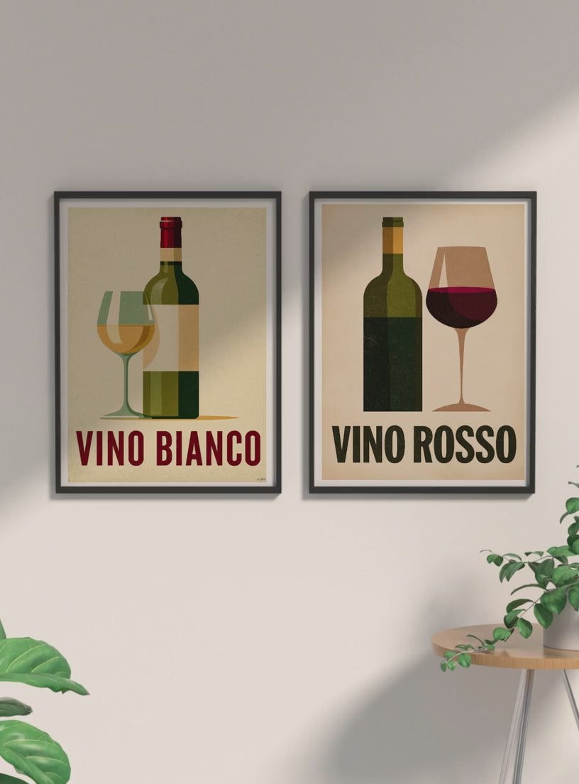 Italian Wines Print Set