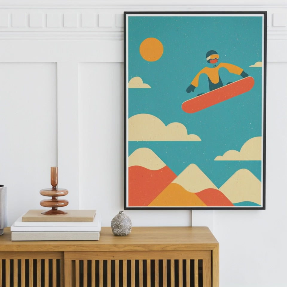 Snowboarding Wall Art