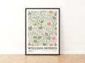 William Morris Exhibition Poster, Arts and Crafts Floral Wall Art, Classic Inspired Prints