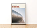 Seoul Korea Contemporary  Travel Poster, Dongdaemun Design Plaza, Architecture Wall Art Print