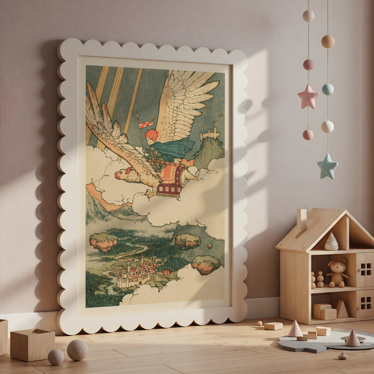 Adventure Knight, Illustrated Kid's Fantasty Print