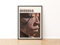 Nigeria Travel Print, Nok Terracotta Sculpture, contemporary African Wall Art