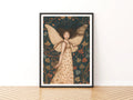Wind Fairy - Magical Weather Fairy -  Girl's Nursery print, Arthur Rackham Inspired Art