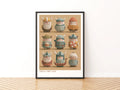 Viking Kids Wall Art, Retro Children's Print, Cute Folk Poster, Nursery Collectable