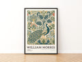 William Morris Peacock Exhibition Poster, Arts and Crafts Movement, Classic Inspired Prints
