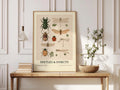 Vintage Beetles & Insects Entomology Print, Botanical Nature Wall Art, Natural History Poster