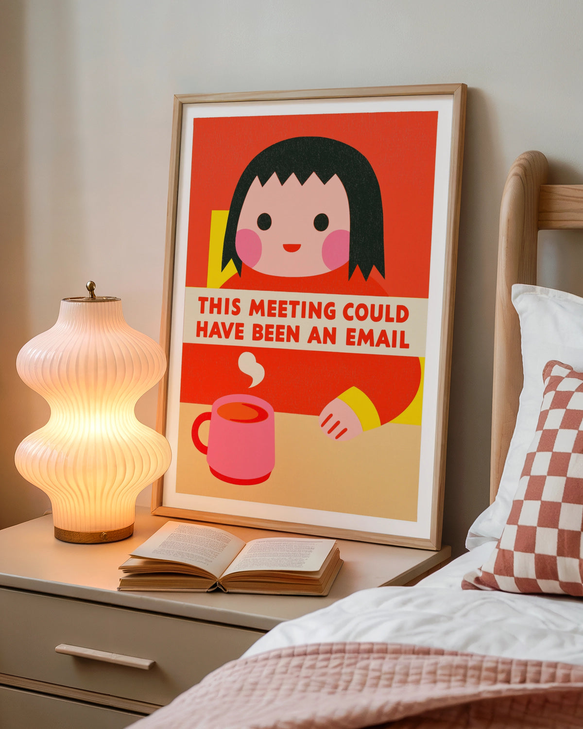 This Meeting Could Have Been An Email Funny Office Poster, Bold Typography Print