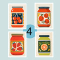 Jam Jar Prints Set of 4
