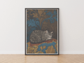 Sleeping Cat Art Print