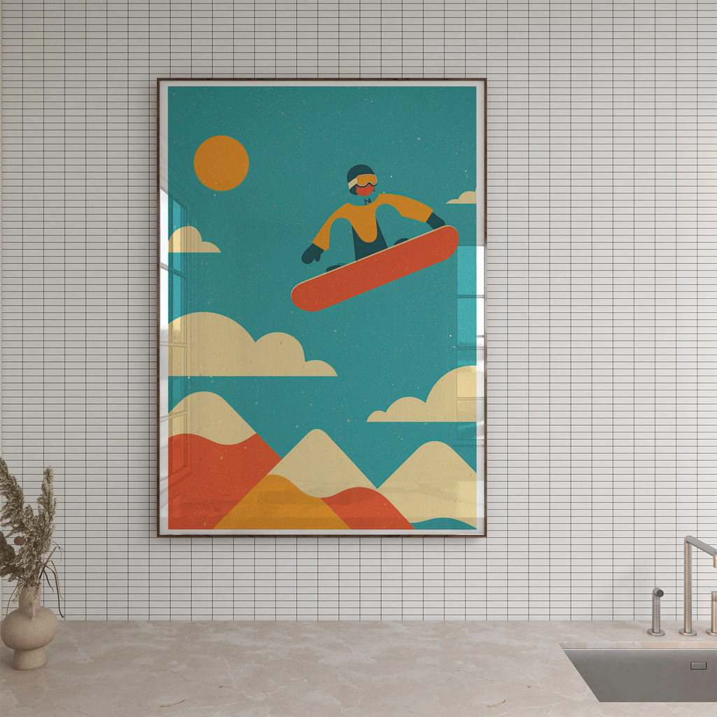 Snowboarding Wall Art