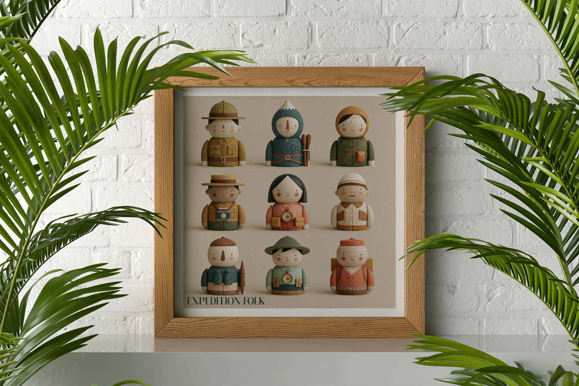 Expedition Folk Nursery Print