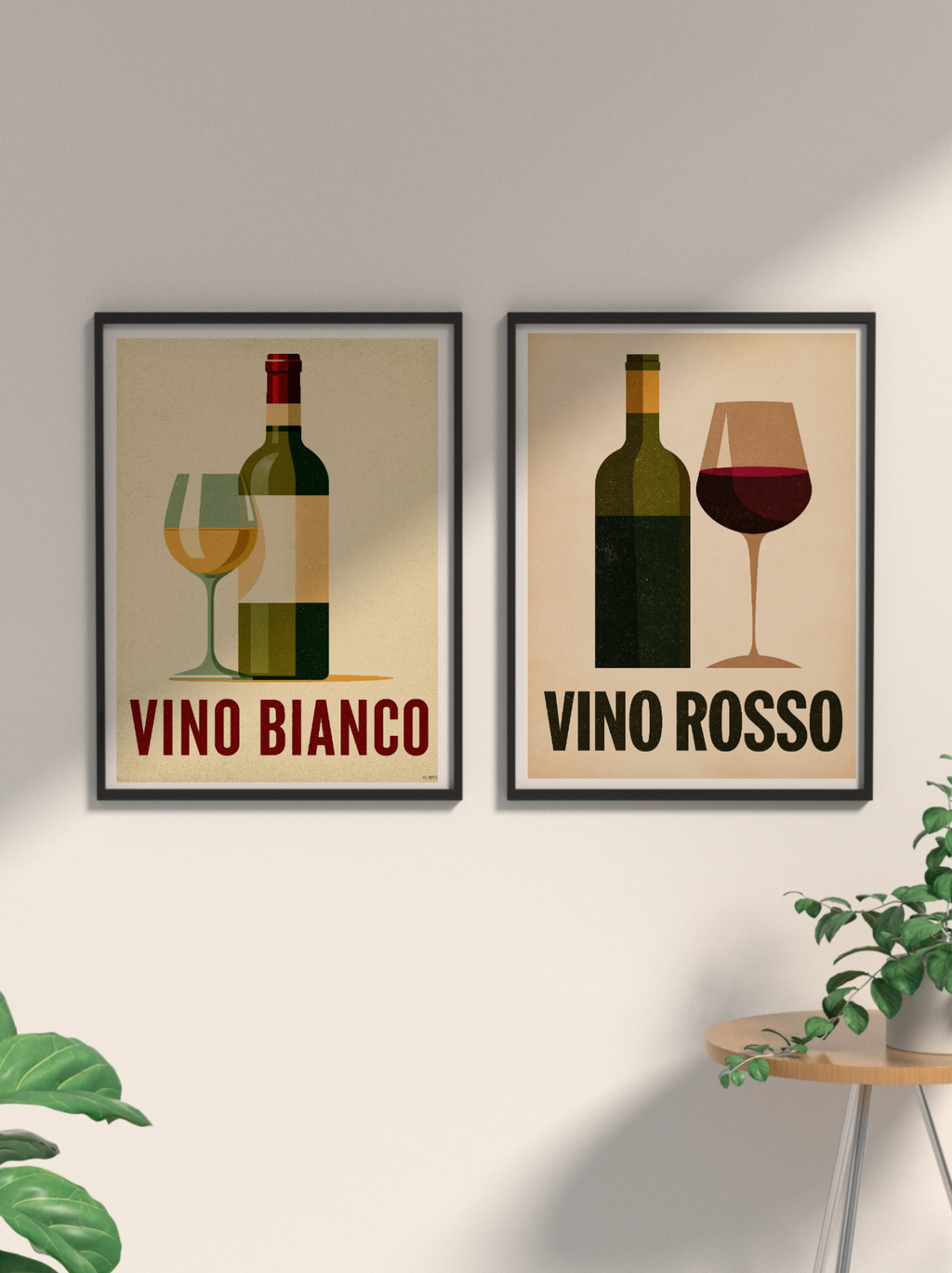 Italian Wines Print Set