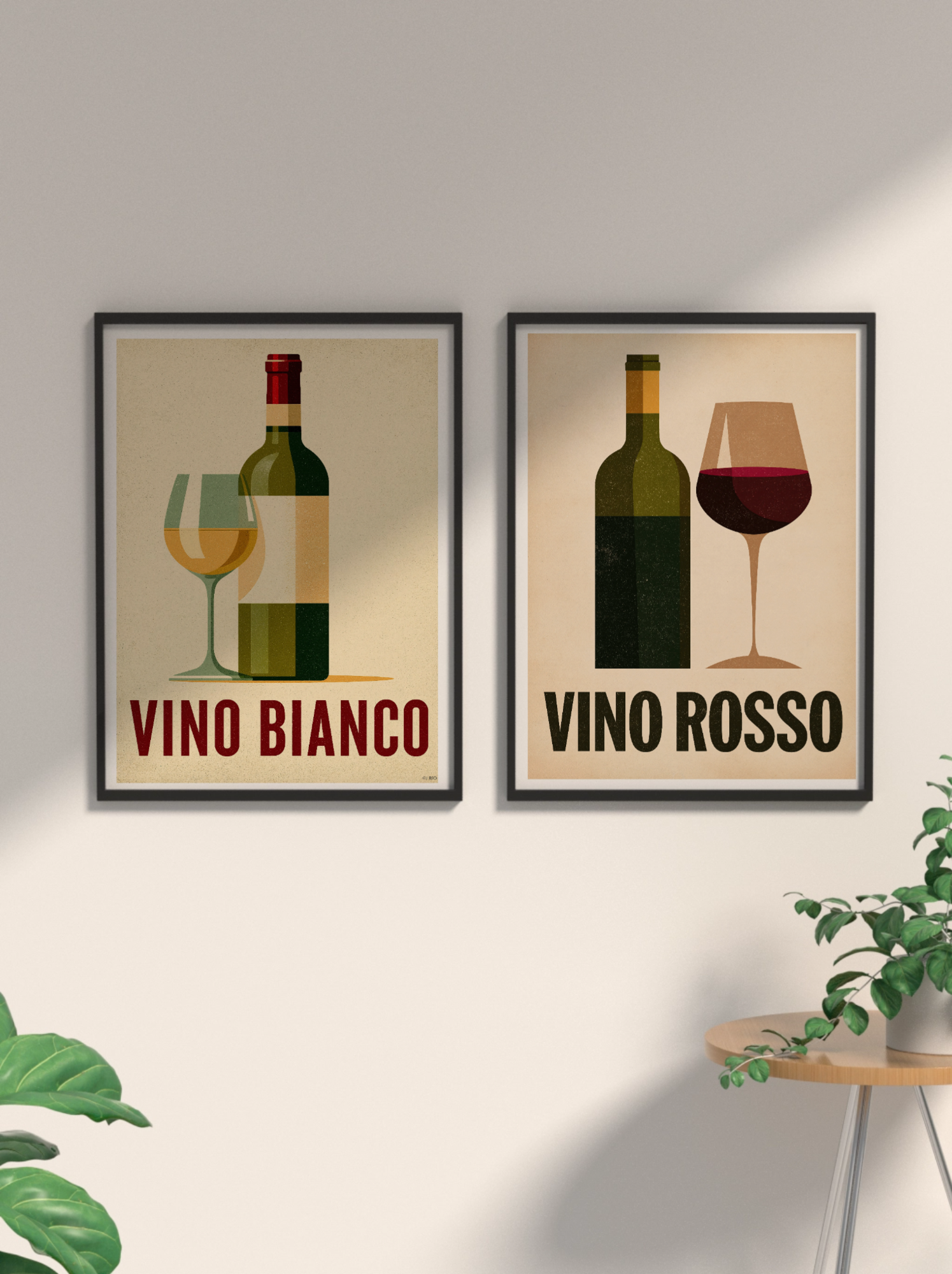 Italian Wines Print Set